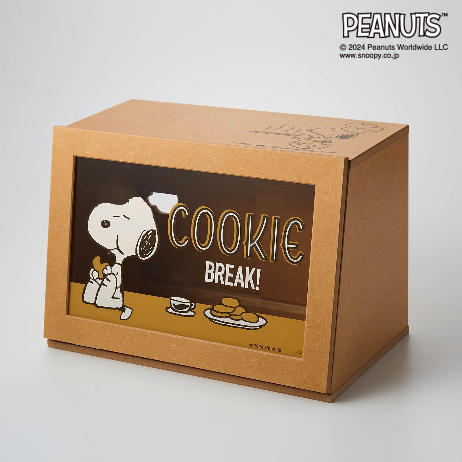 両面から使えるカウンター上収納ボックス「スヌーピー」（キッチンカウンター上収納）｜(ピーナッツ/PEANUTS)｜通販のベルメゾンネット