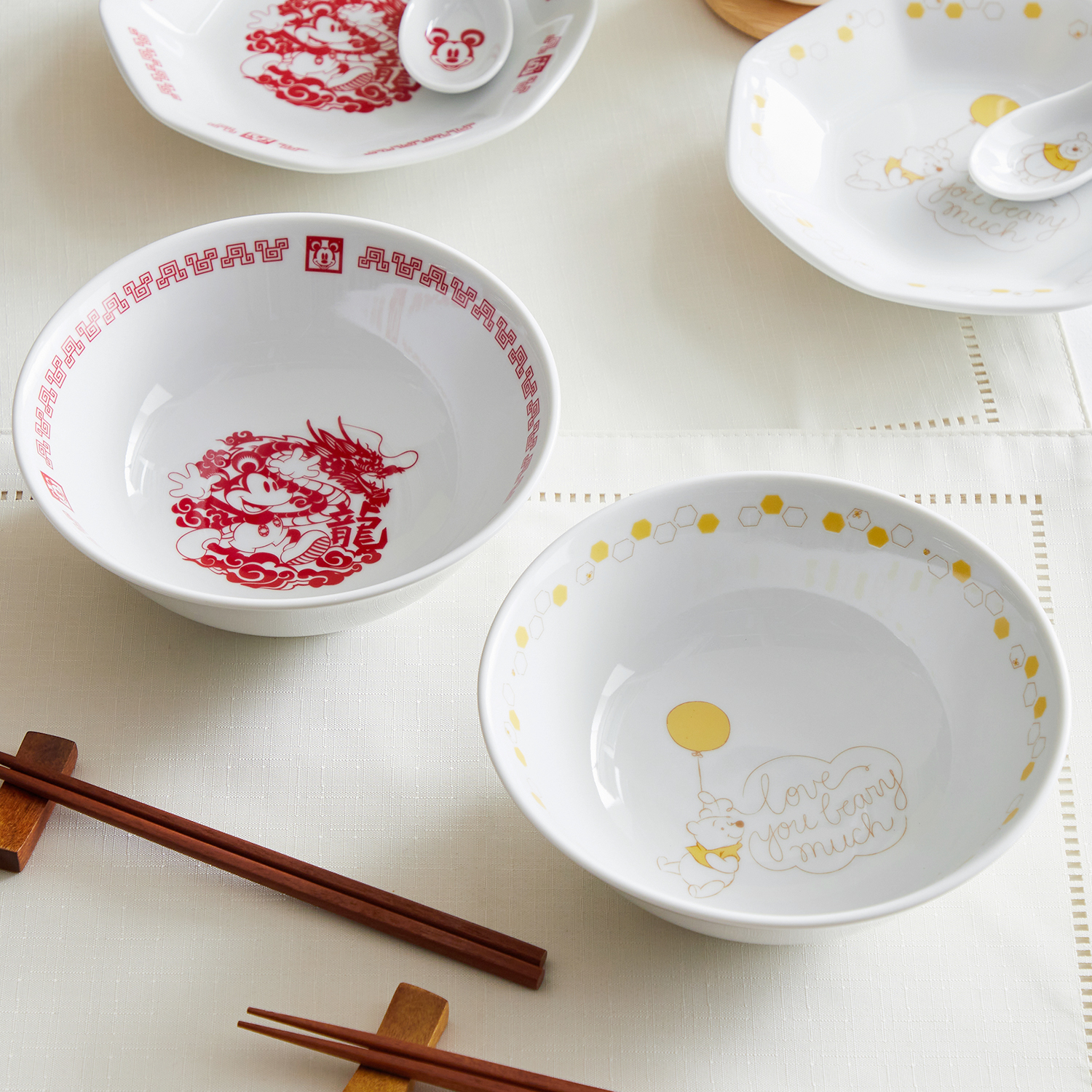 【ディズニー/Disney】おうちで中華 ラーメン丼ぶり(選べるキャラクター)