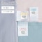 お名前シール２枚セット　洋服タグ用＜８０個／ノンアイロン／コットン＞「すみっコぐらし」