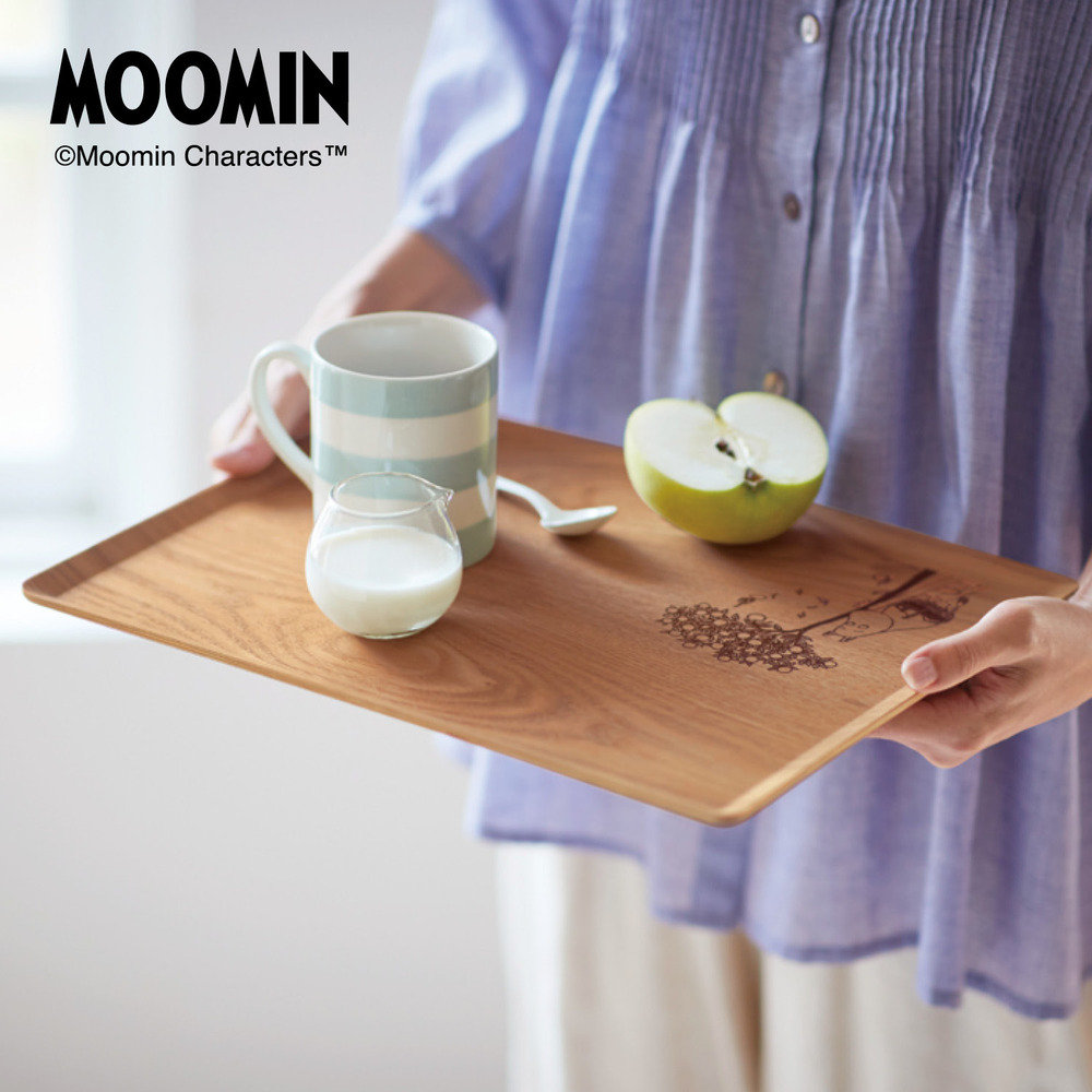 【ムーミン/MOOMIN】木製トレイ「ムーミン」