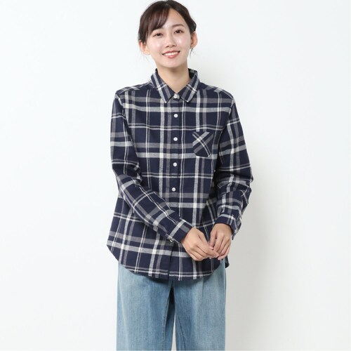 【11月22日より特別価格】 サスティナブル綿混レギュラーチェックシャツ