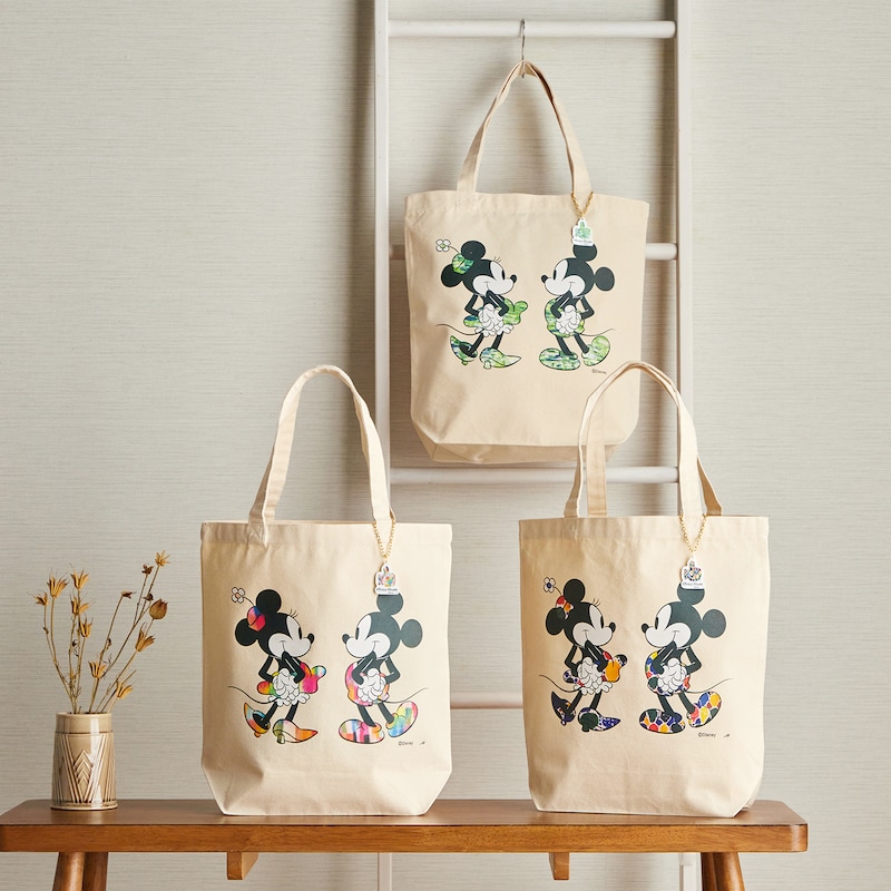 Disney Heralbony チャーム付きトートバッグ ミッキー ミニー ディズニー Heralbony 通販のベルメゾンネット