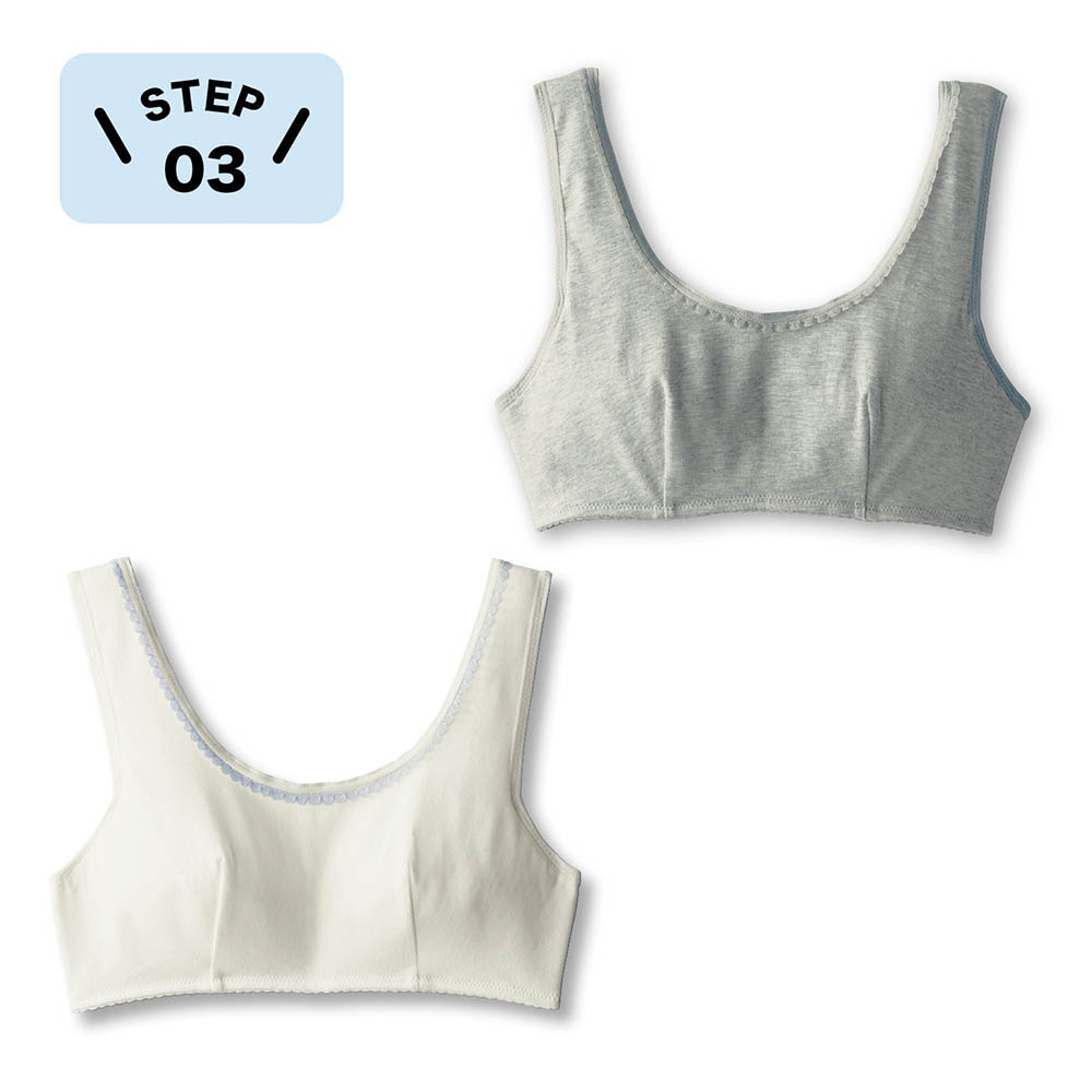 【はつブラ(R)】はつぶら(R)ハーフトップ タンクトップタイプ 【子供インナー】