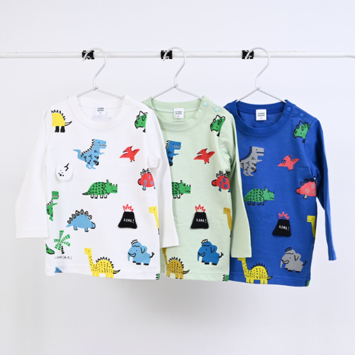 恐竜長袖tシャツ 子供服 チークルーム Cheek Room 通販のベルメゾンネット 恐竜長袖tシャツ 子供服 チークルーム Cheek Room 通販のベルメゾンネット