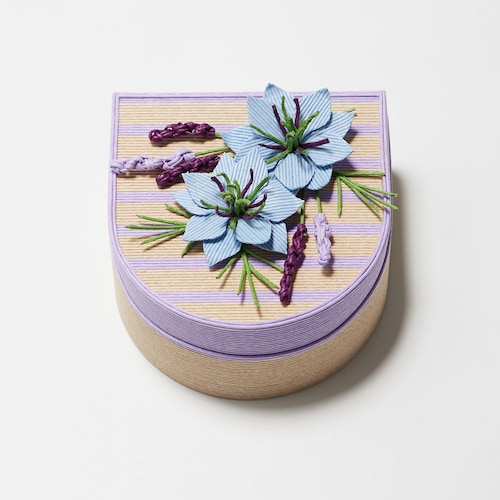 クラフトテープで作るお花の小箱手作りキット