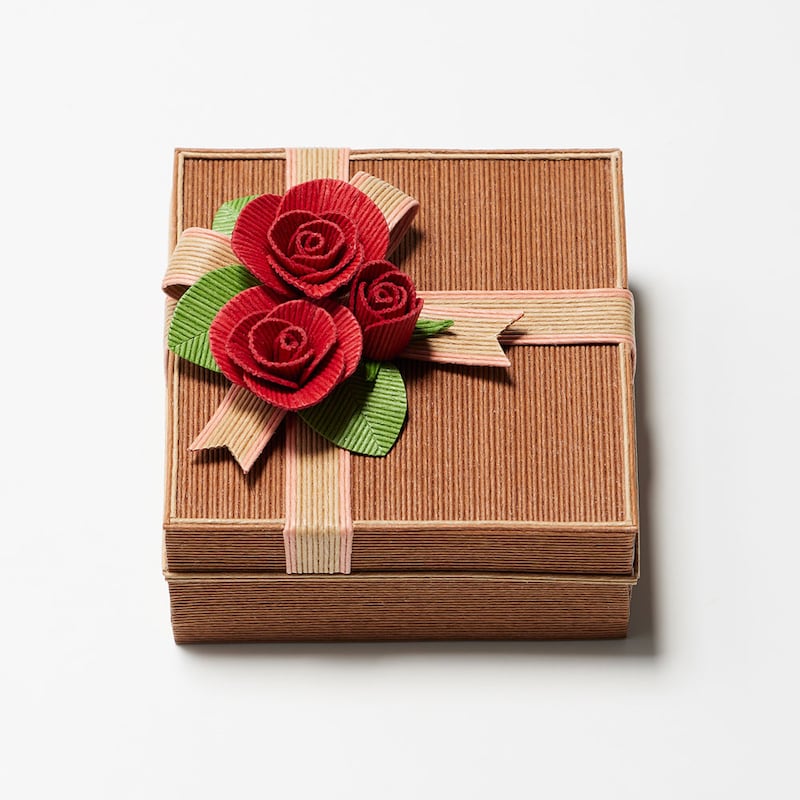 バラ／約10.5×10.5×5(高さ)cm