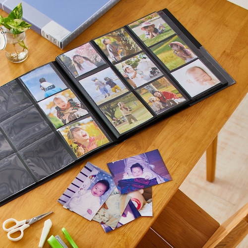 324枚収納 ましかくサイズの写真アルバム＜CDポケット付き・スリップケース付き＞