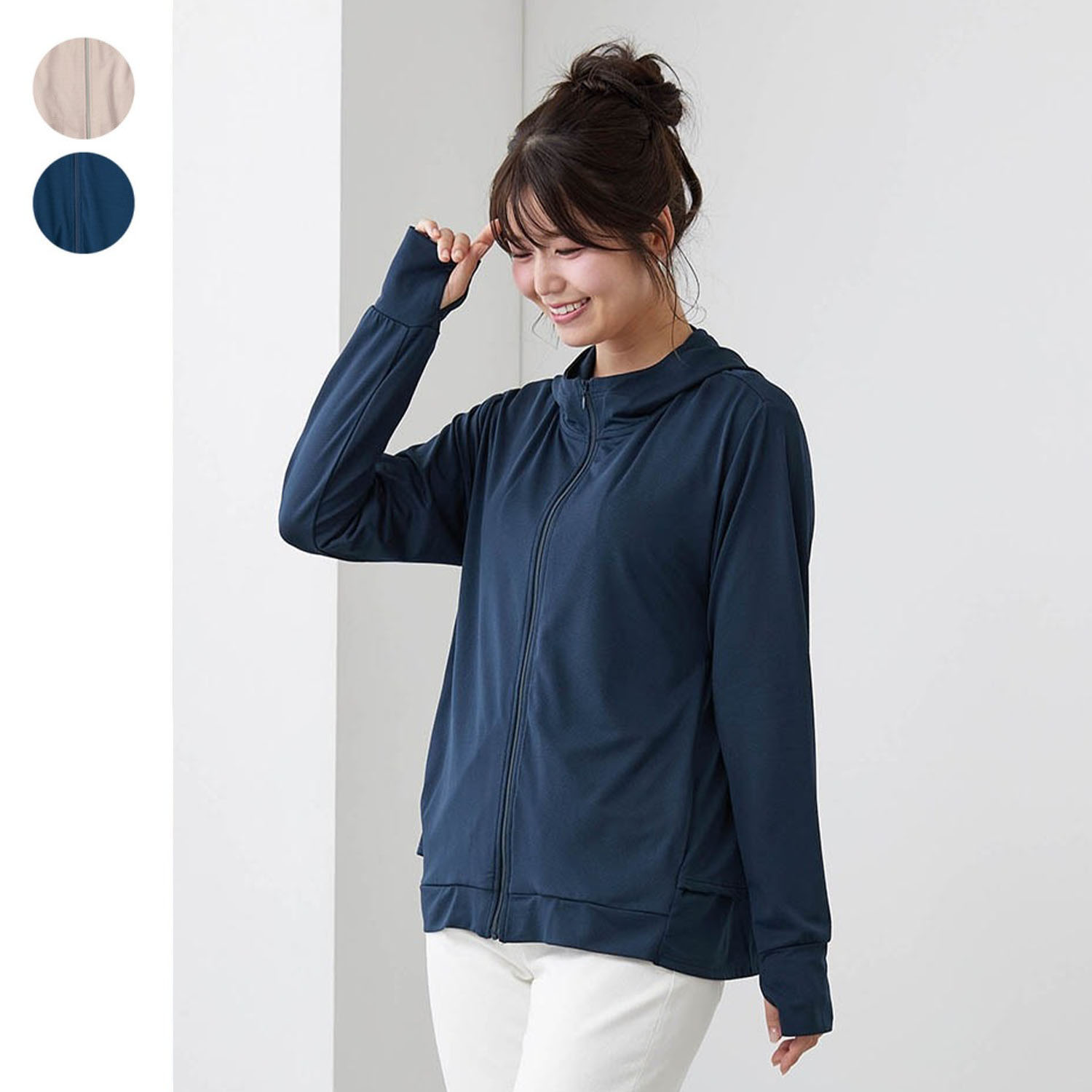 【ジータ/GITA】【7月2日までお得】 UVカットドライバックフリルパーカ