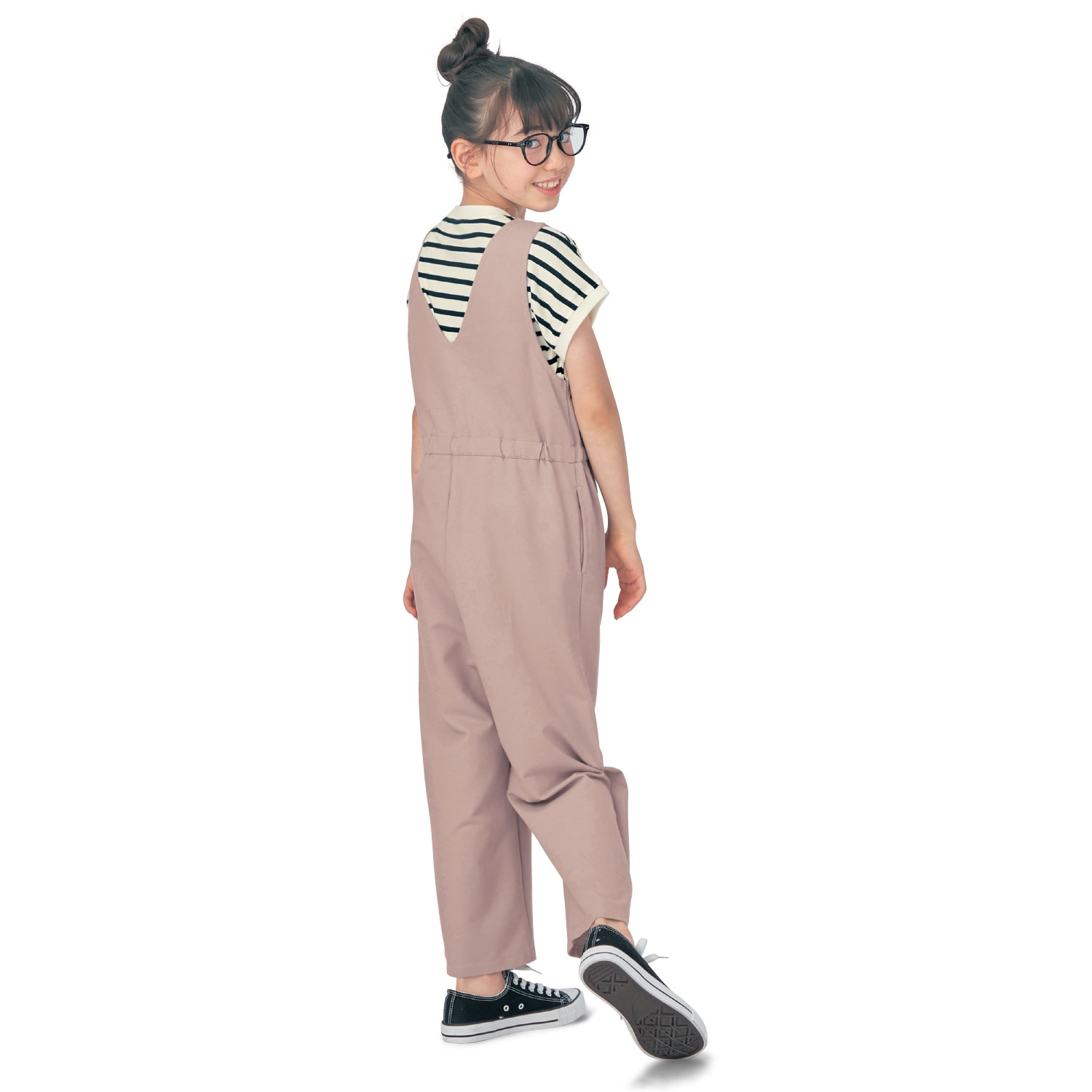 ウエストゴム前開きサロペット 【子供服】｜通販のベルメゾンネット