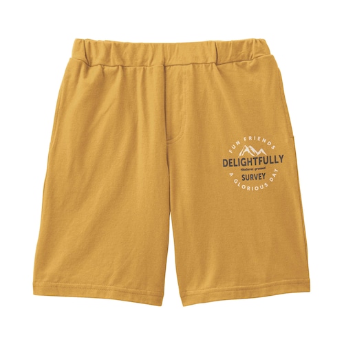 ＼ボタニカル再入荷／ 薄くて涼しいプリントハーフパンツ 【子供ズボン】