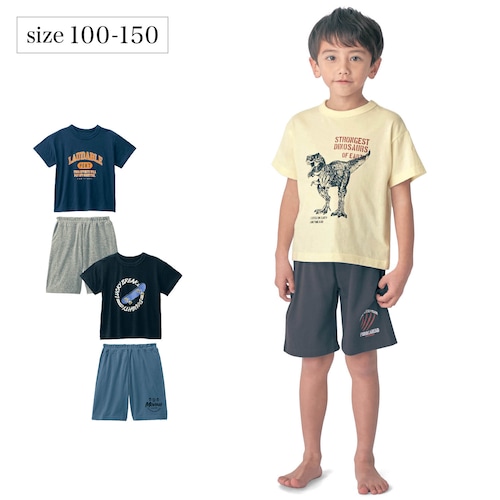 薄くて涼しい半袖パジャマ 【子供パジャマ】