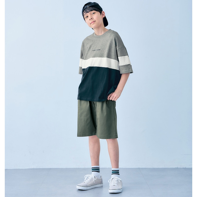 杢グレー／モデル身長152cm・サイズ160