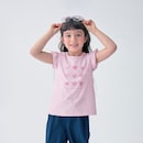 ホワイトラベンダー（ハート）名札ココフェルトなし