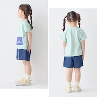 ピンク＆ラベンダー＆ミント／モデル身長107cm・110サイズ着用