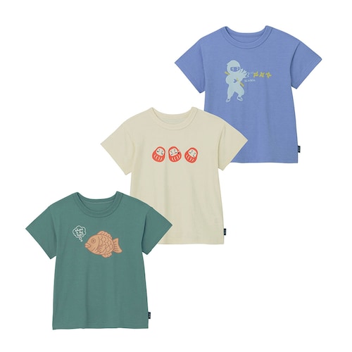 薄くて涼しい半袖Ｔシャツ3枚セット 【子供服】