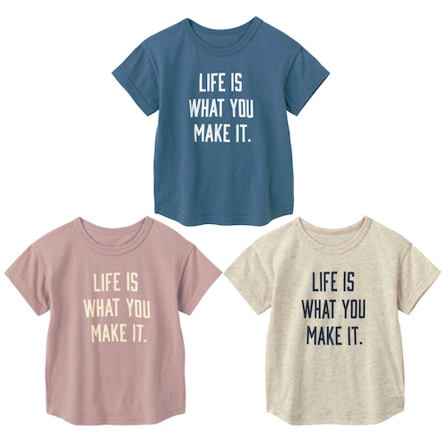 薄くて涼しいシンプルロゴＴシャツ3枚セット 【子供服 半袖】