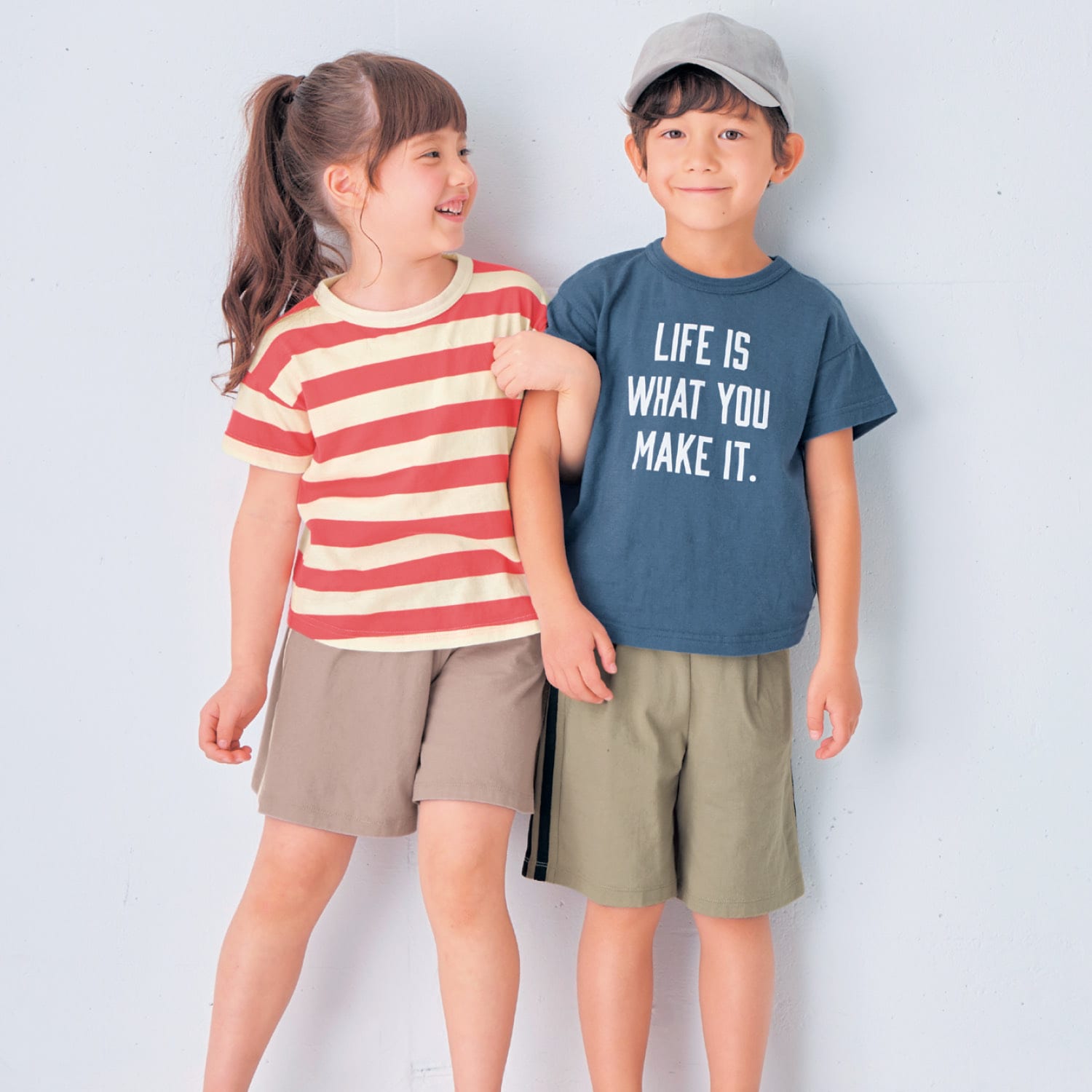 薄くて涼しいシンプルＴシャツ５枚セット【子供服】【男の子】【女の子