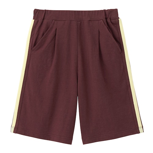 薄くて涼しいサイドラインカットソーハーフパンツ 【子供ズボン】【猛暑対策】