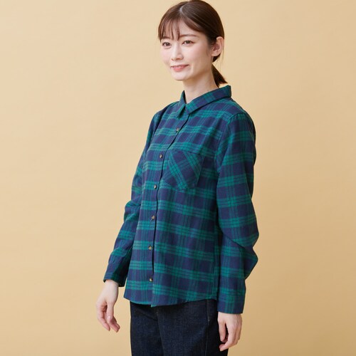 春まで着れる◎コットンビエラシャツチュニック