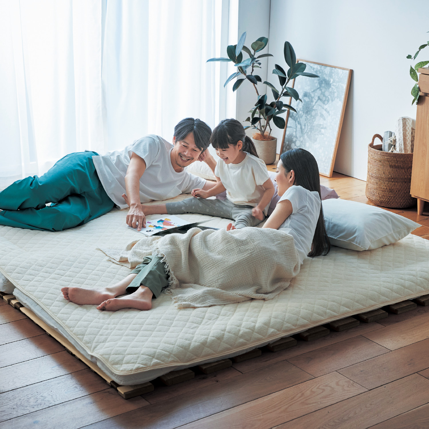 【ベルメゾン】軽量!ロール式桐すのこベッド 【ベルメゾン】軽量!ロール式桐すのこベッド