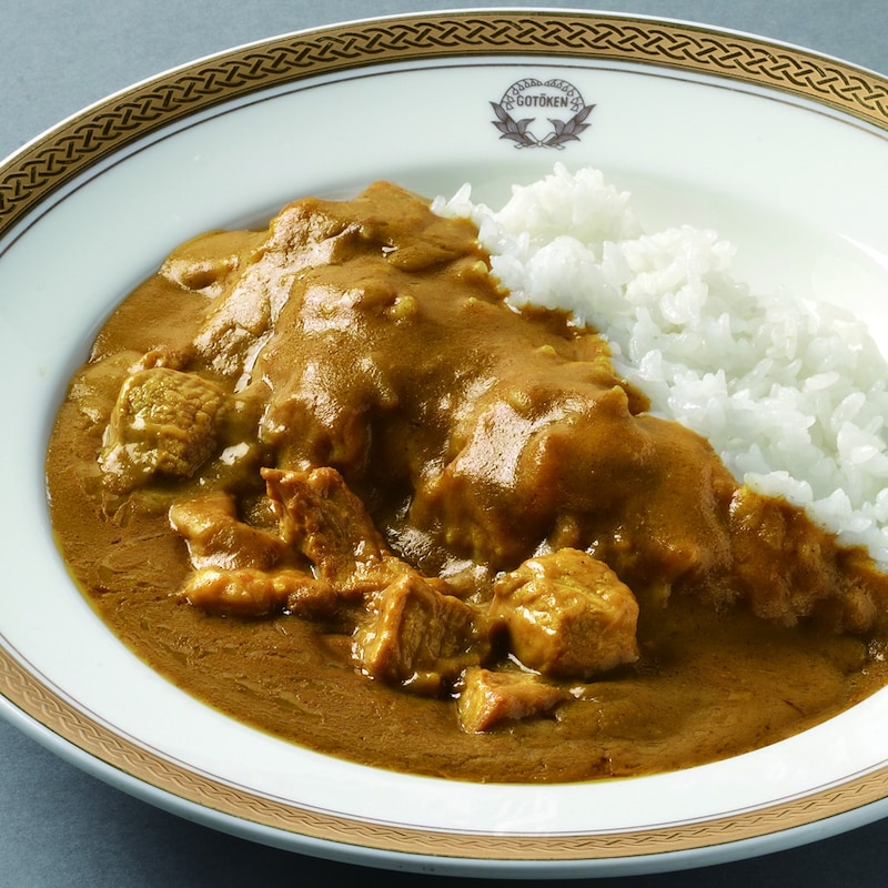 明治のカレー　盛り付け例