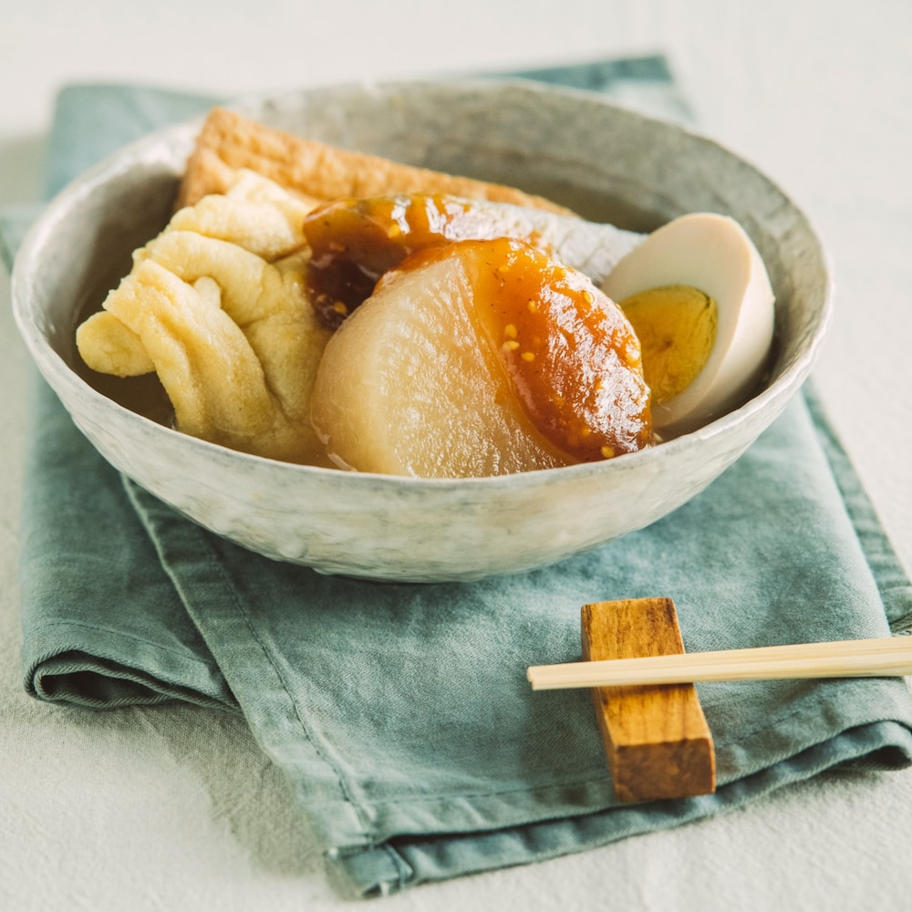 お野菜、おでん、とんかつなど様々な料理につけてお召し上がりください