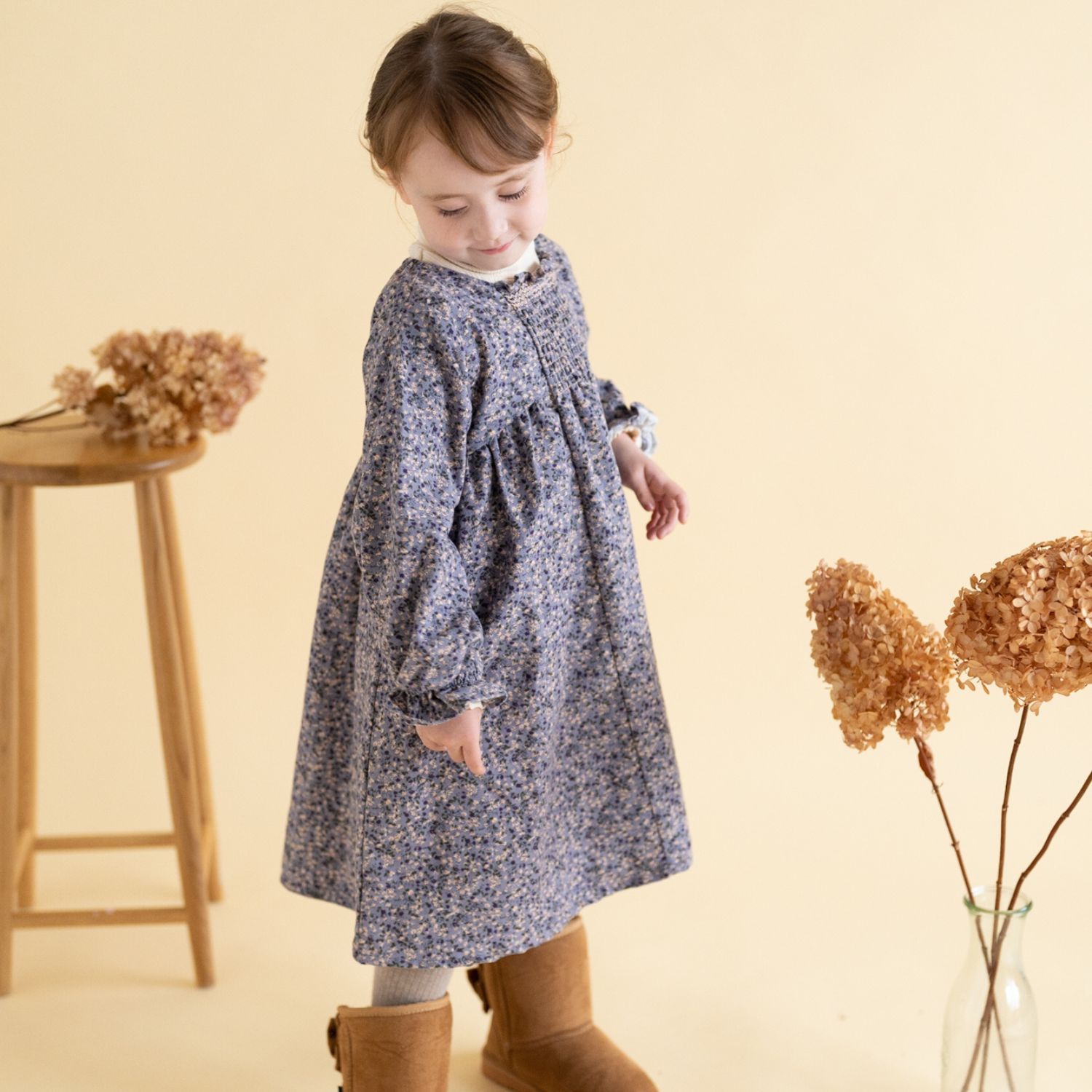 花柄長袖スモッキングワンピース 女の子 子供服 Little S T By S T Closet 通販のベルメゾンネット 花柄長袖スモッキングワンピース 女の子 子供服 Little S T By S T Closet 通販のベルメゾンネット