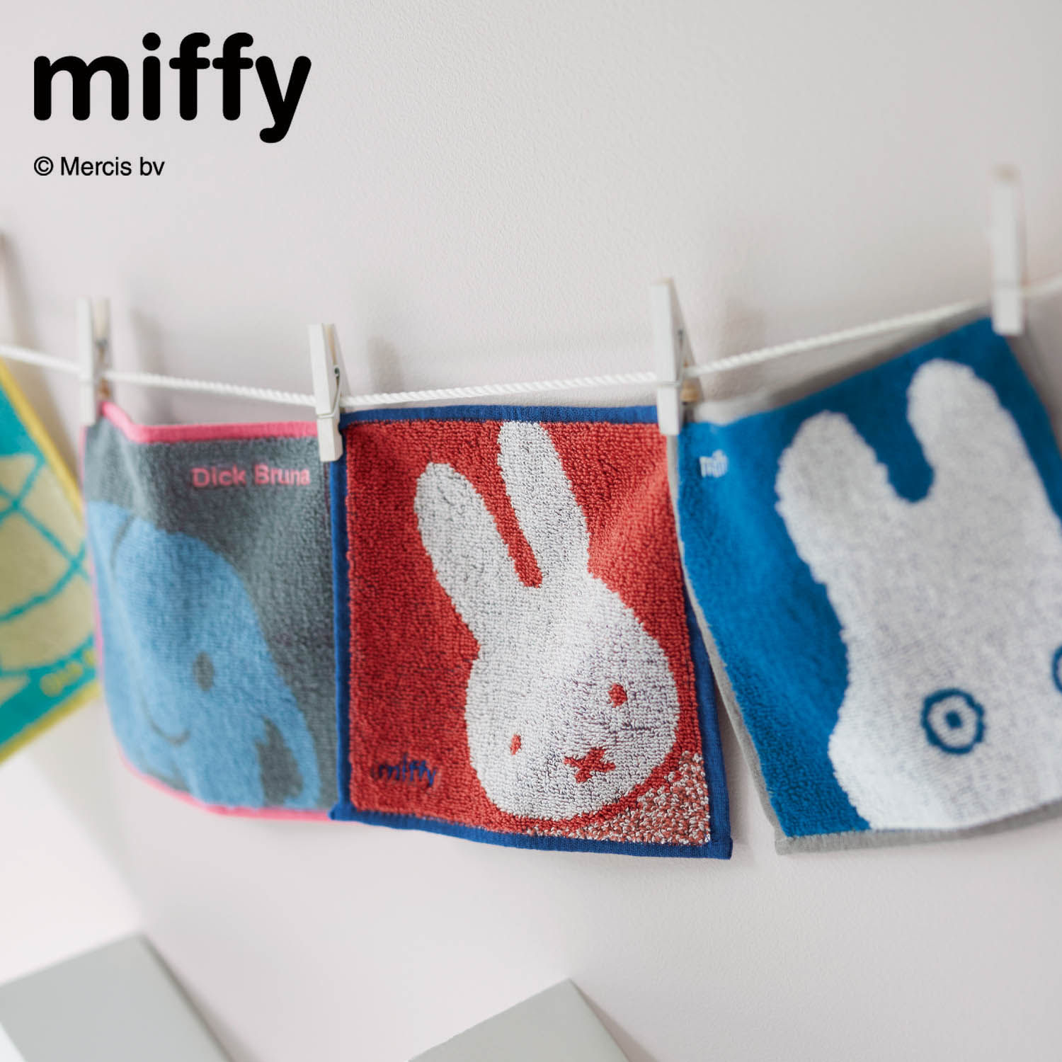 マメマメタオル3柄セット「ミッフィー」（ハンカチ/ハンドタオル）｜(ミッフィー/miffy)｜通販のベルメゾンネット