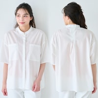 オレンジベージュ着用