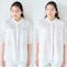 左：ブラのみ着用／右：ブラ+当商品（オレンジベージュ）着用