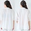 左：ブラのみ着用／右：ブラ+当商品（オレンジベージュ）着用