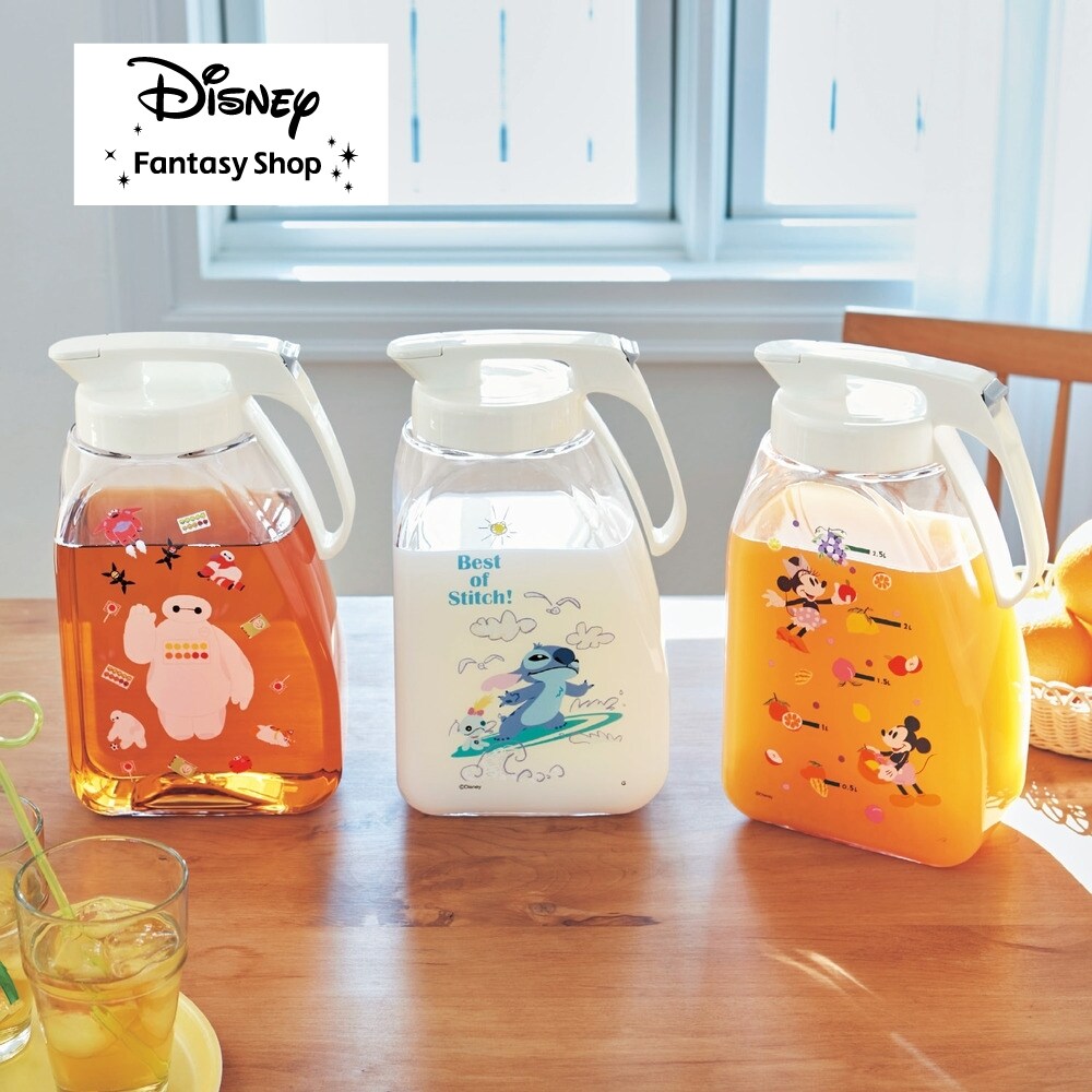 【ディズニー/Disney】【横置きもできる】 洗いやすい縦横兼用冷水筒3.0L(選べるキャラクター)