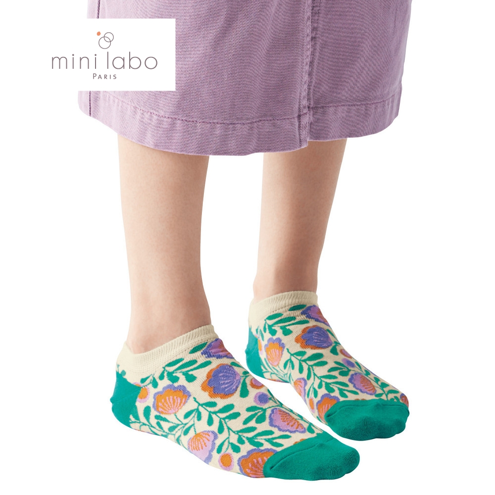 【ミニラボ/mini labo】スニーカーソックス2柄セット 「ミニラボ」