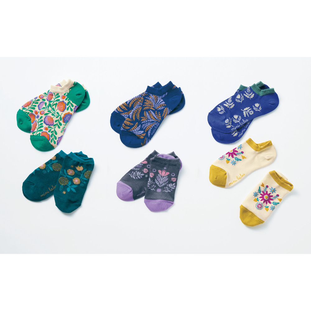 スニーカーソックス2柄セット 「ミニラボ」(ミニラボ/mini labo) スニーカーソックス2柄セット 「ミニラボ」(ミニラボ/mini labo)