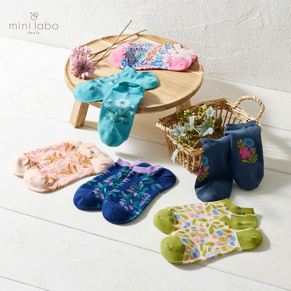 【新柄登場】 スニーカーソックス2柄セット 「ミニラボ」(ミニラボ/mini labo) 【新柄登場】 スニーカーソックス2柄セット 「ミニラボ」(ミニラボ/mini labo)