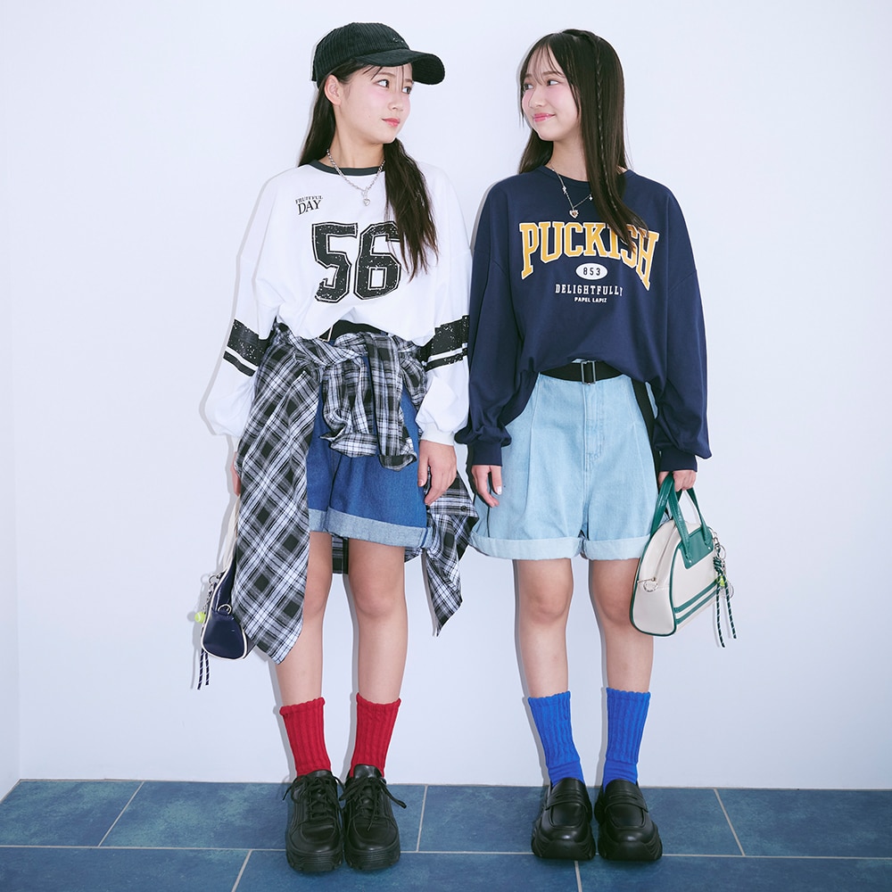 左)ブルー／154cm・J-M、右)ライトブルー／151cm・J-M