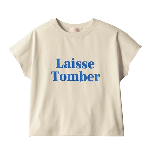 プチプラ！フレンチスリーブカラーロゴ綿素材Ｔシャツ 【子供服 半袖】