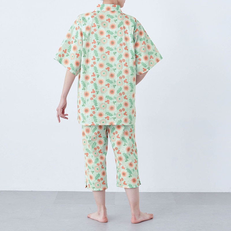 モデル身長167cm／M ※写真は撮影用のため着丈+2㎝・袖丈+1㎝･股下+4㎝になります。