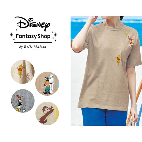 ポケットTシャツ（選べるキャラクター）（ディズニー/Disney）