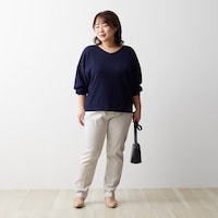 モデル身長158cm／トップス3L・ボトム3L