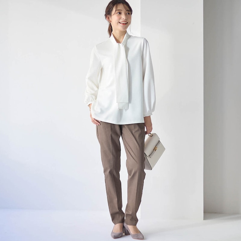 モデル身長170cm／M・股下68cm　※写真は撮影用のため股下+6cmになります。