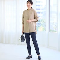 モデル身長173cm／M・股下68cm　※写真は撮影用のため股下+6cmになります。