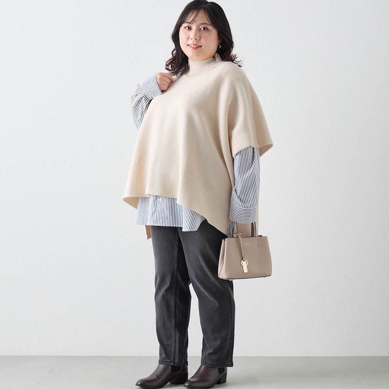 モデル身長157cm／3L・股下66cm