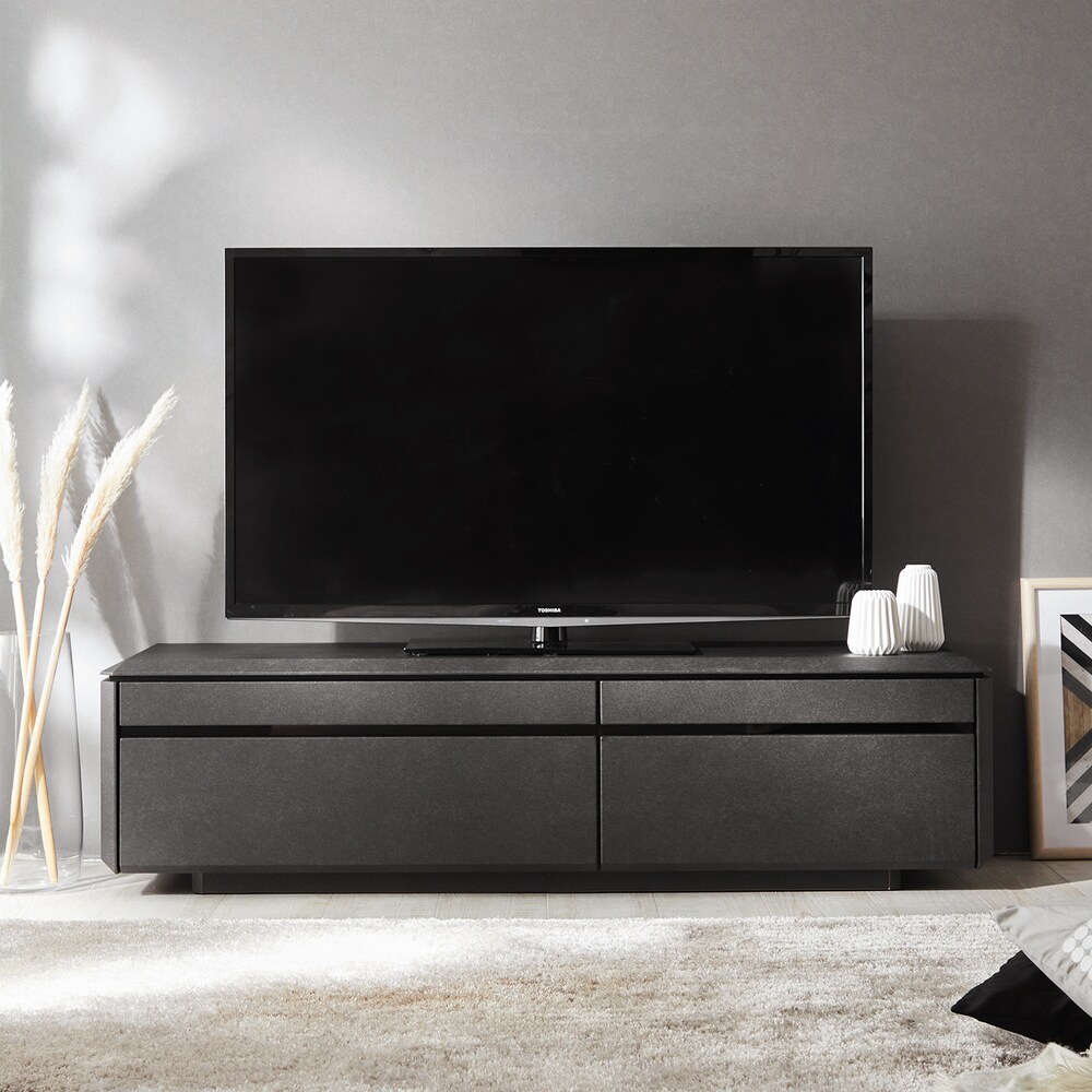 【ベルメゾン】重厚感のあるセラミック柄のテレビ台