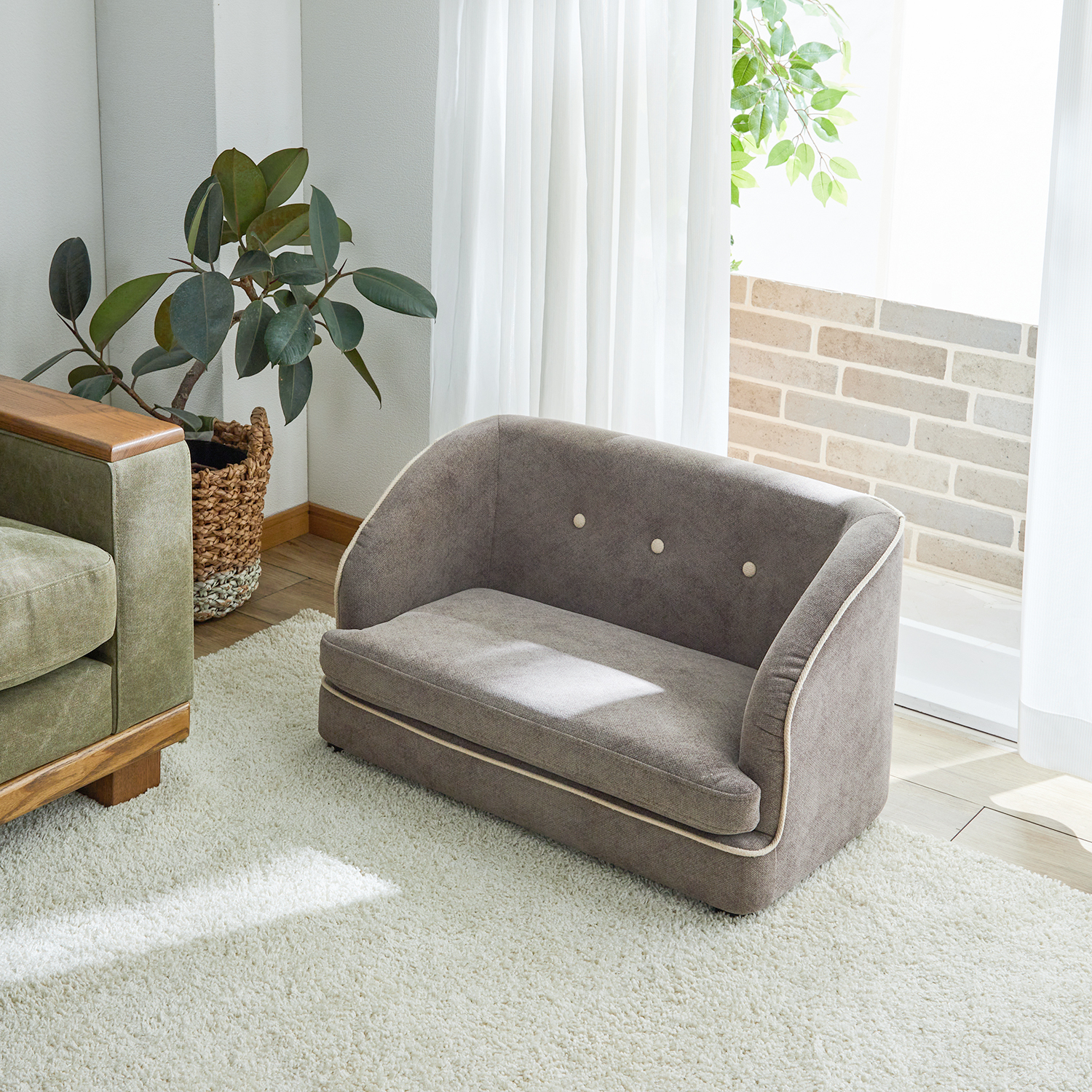 【ベルメゾン】ひっかき傷に強いペット用ソファー