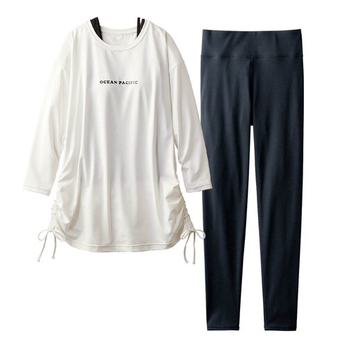 水陸両用長袖ラッシュTシャツ＆レギンス3点セット