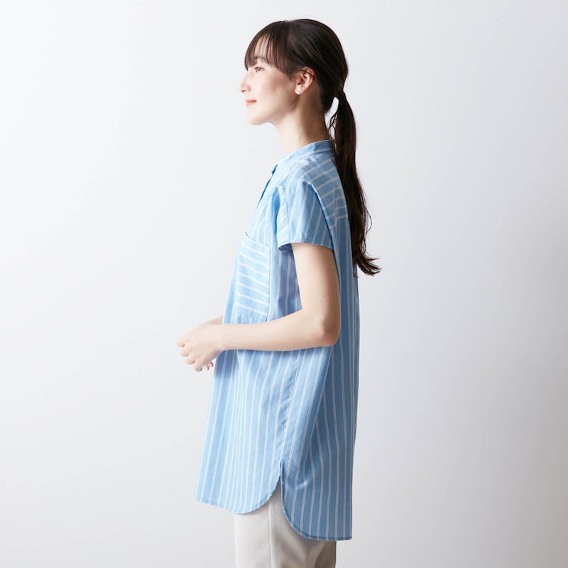 前後差のある裾でアウトしたときもサマ見え