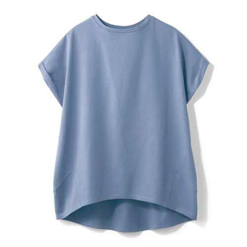 【汗ジミ防止】バルーンテールTシャツ ＜ブルー／Sのみ＞