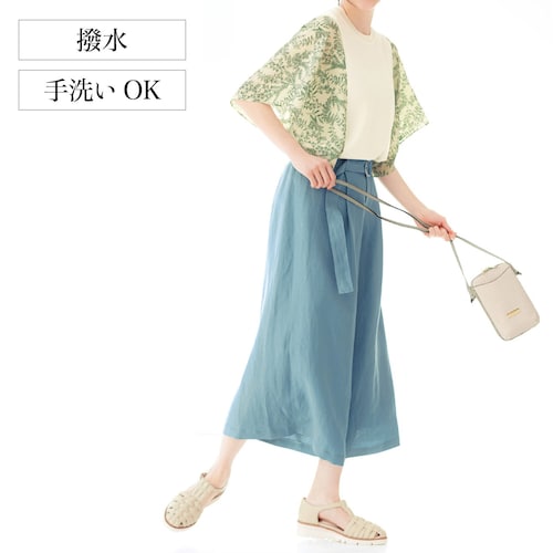 リネン混スカーチョ
