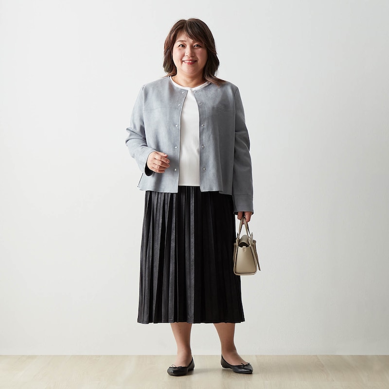 モデル身長161cm／トップス3L・ボトム3L